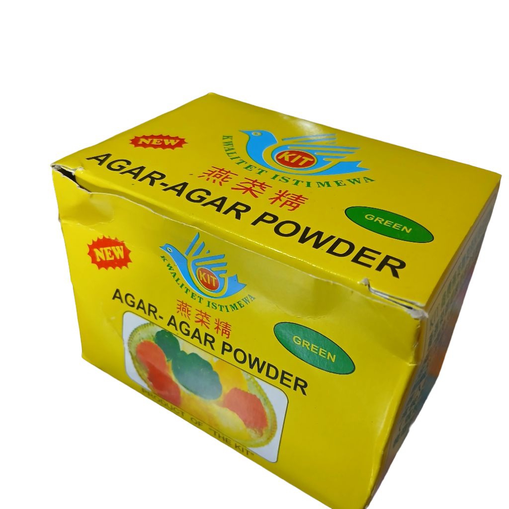 

Agar agar Powder Kit 1 Box 12 Pcs - Ager Kit Merah Hijau Putih