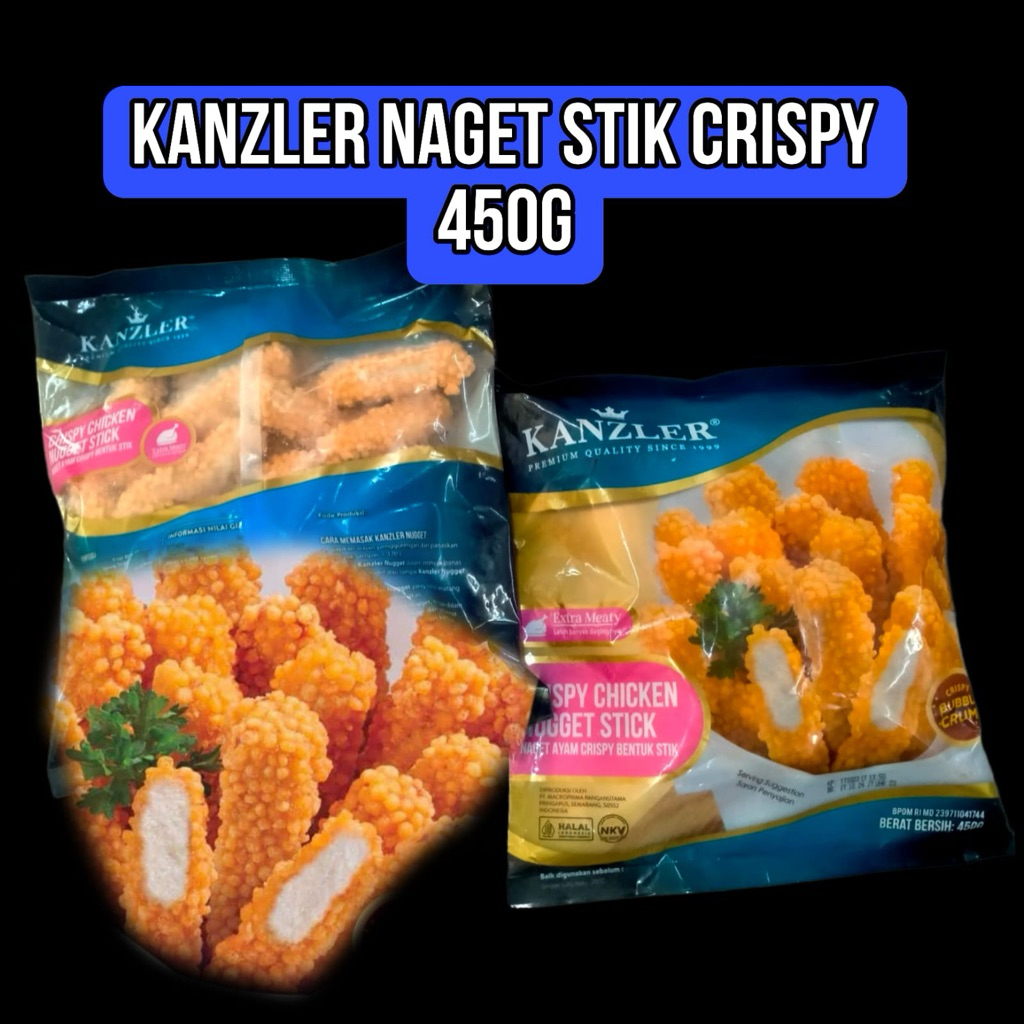 

Kanzler naget ayam stik crispy 450gr