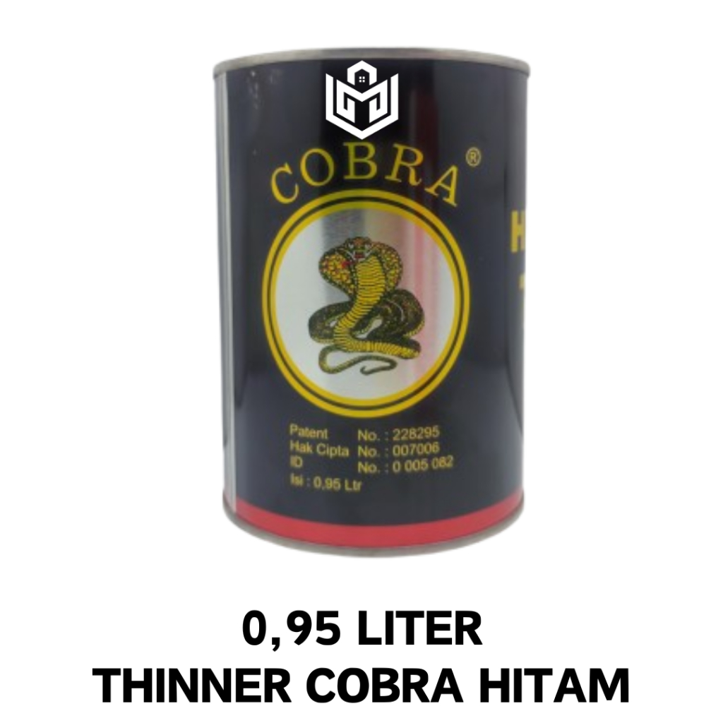 

Thinner Cobra Hitam High Gloss / Kemasan 0,95 Liter / Thinner