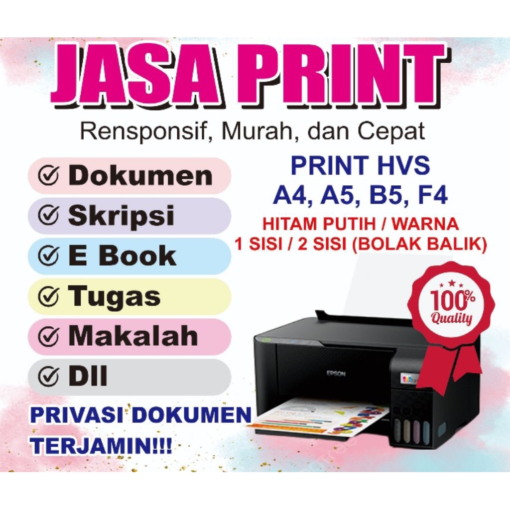 

JASA PRINT FILE DAN DOKUMEN MURAH A4/F4