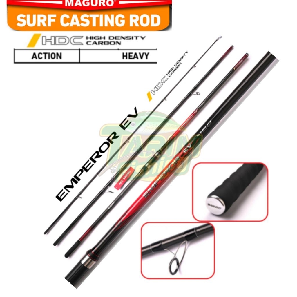 Joran Surf Maguro Emperor EV | Sambung 3 | 390 | 420 | 450 | Surf Casting