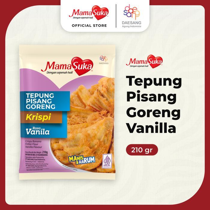 

MamaSuka - Tepung Pisang Goreng Vanila 210gr (Harga 1 Pak = 8pcs)