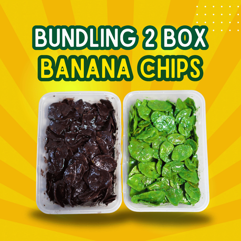 

Bundling 2 Box Keripik Pisang Coklat Lumer 200 gram | Keripik Pisang Lumer Murah