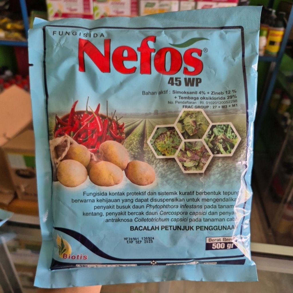 FUNGISIDA NEFOS 45WP 500GRAM