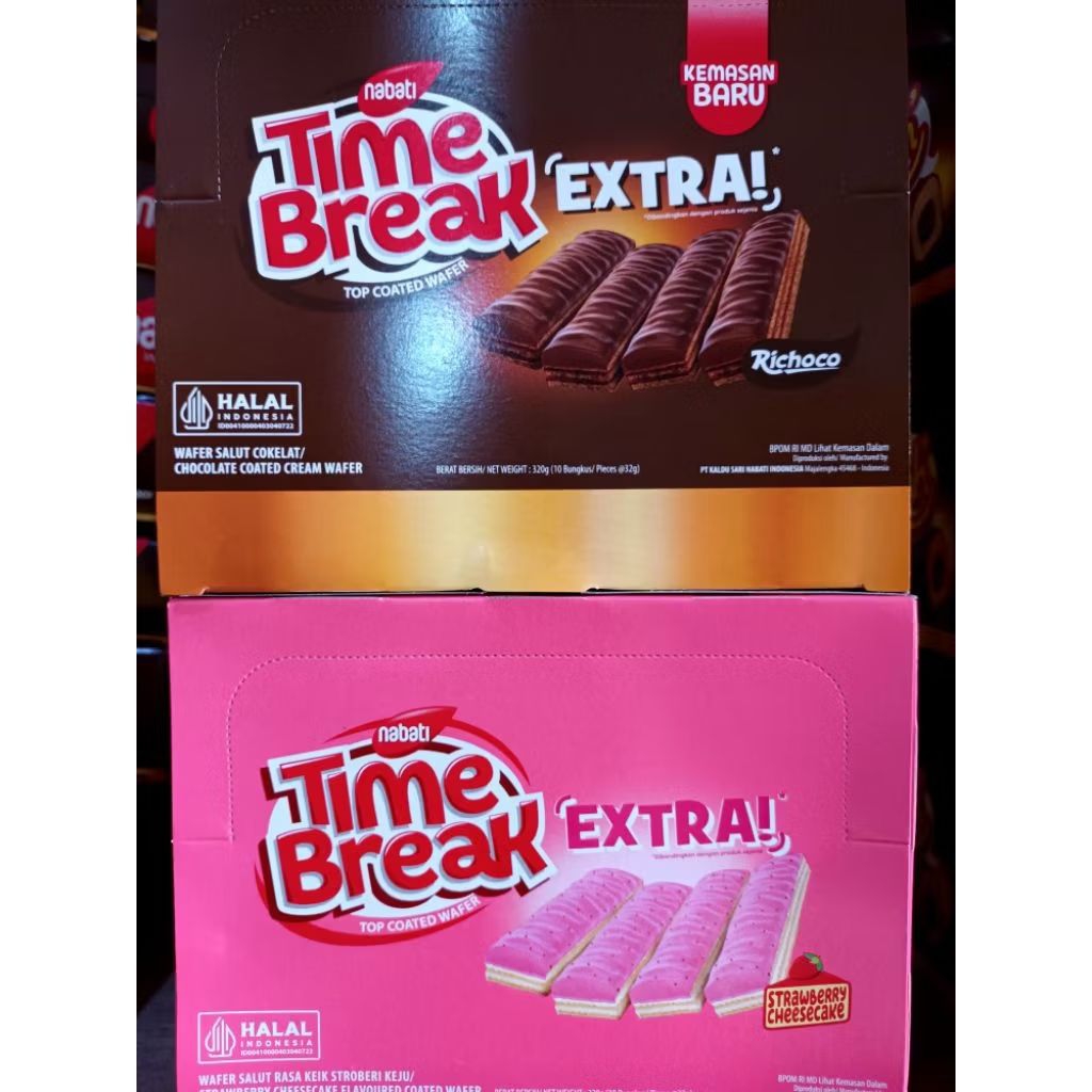 

NABATI TIME BREAK BOX | 1 BOX ISI ISI 10PCS @32GR
