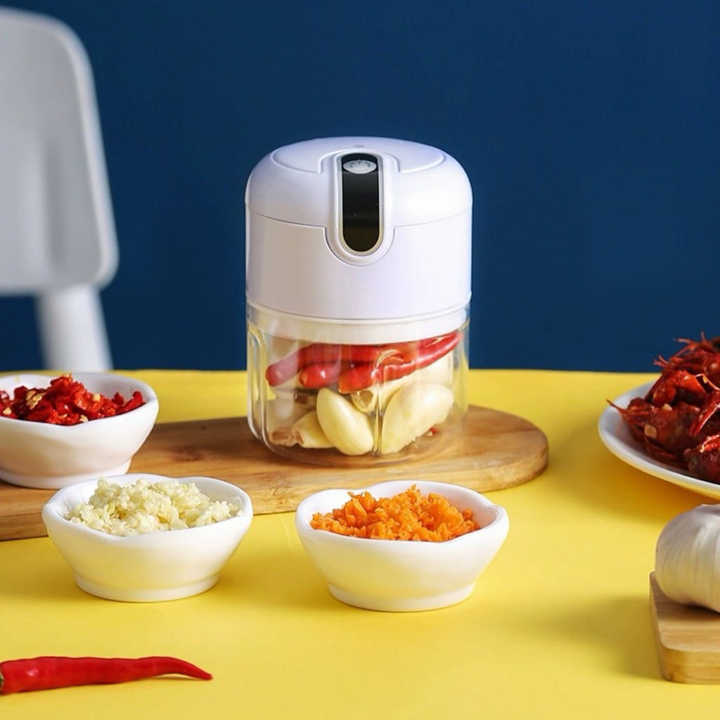 Portable Blender Gilingan Mini - Blender Bumbu dan Daging dengan USB/Mini - Chopper Blender Portable