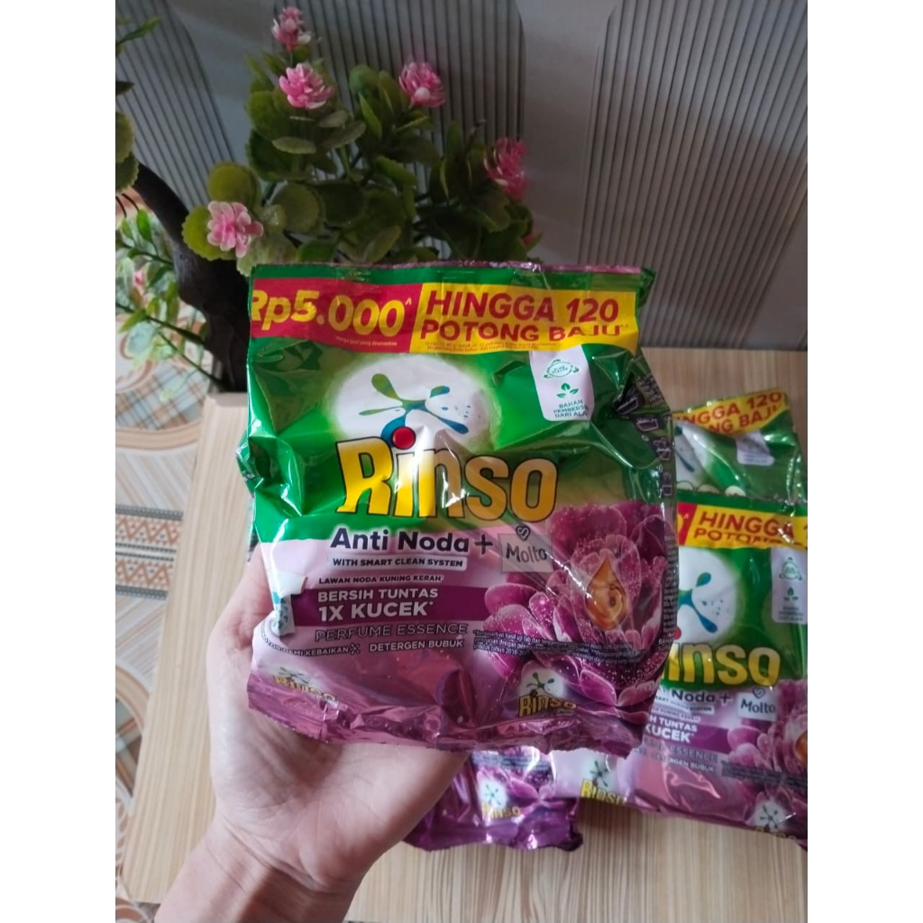 RINSO BUBUK KEMASAN 5000an detergen bubuk rinso