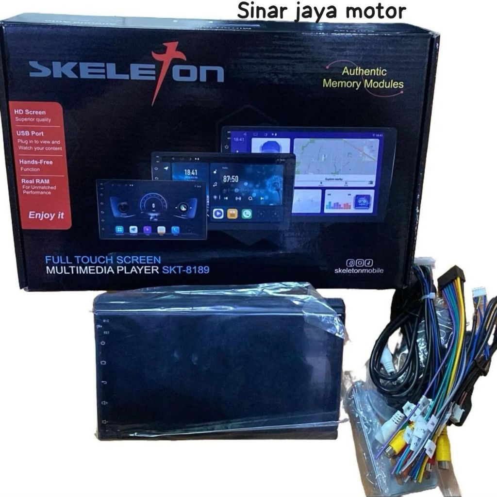 Double Din Headunit Android 7 inch Skeleton  SKT-8189 Ram 4/64GB  SKT-8189