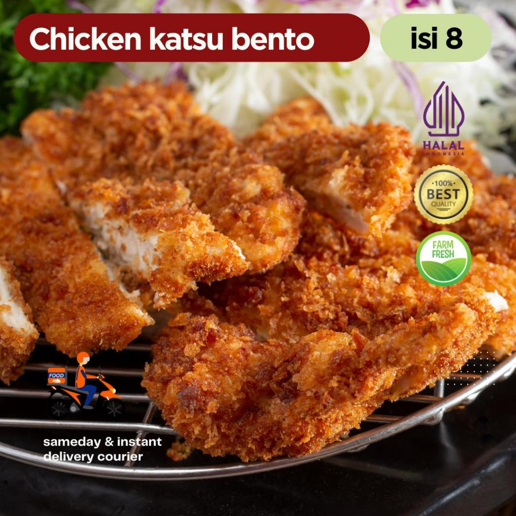 

Chicken Katsu Bento Isi 8 Halal Home made