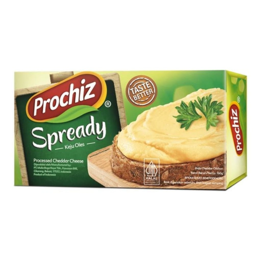

Prochiz Keju Cheddar Olahan Oles 160g