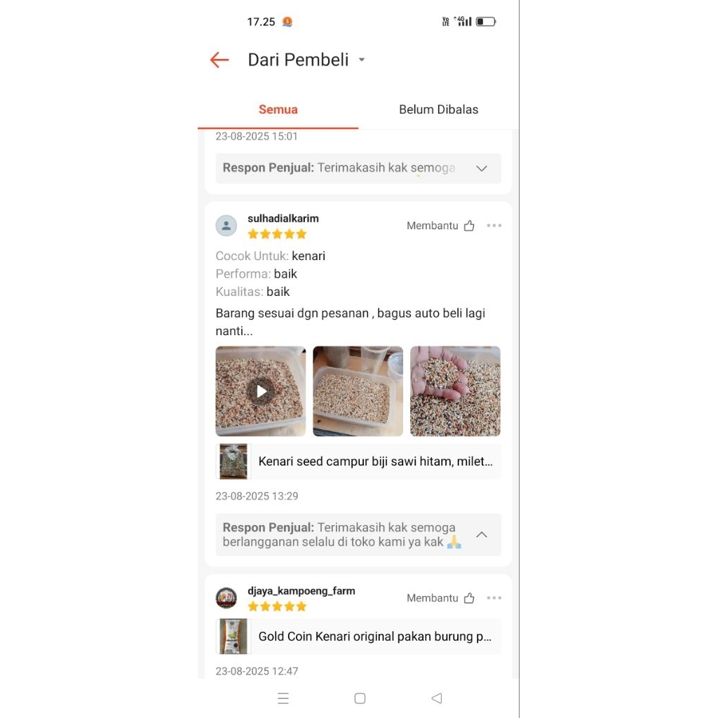 Artavela45 Kenari Seed Racikan Juara Campur Biji Sawi Hitam, Merah, Untuk Burung Kenari, Finch Dll