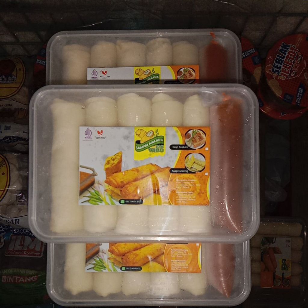 

Lumpia malang, lumpia rebung ayam isi 5, lumpia frozen