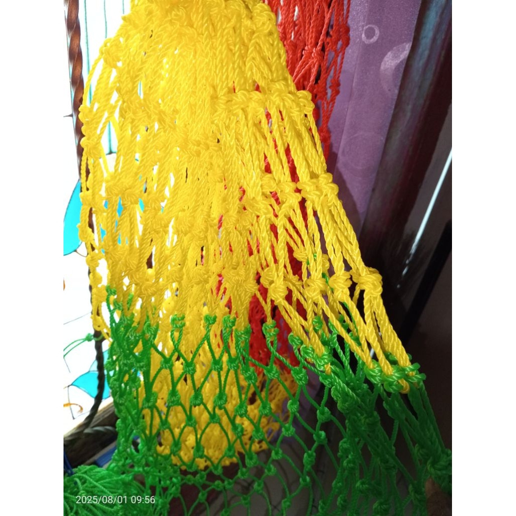 JaringDindingLapanganMiniSoceer&JaringDindingLapanganFutsalUkuranTambang3mmLobangJaring8CmWarnaWarni