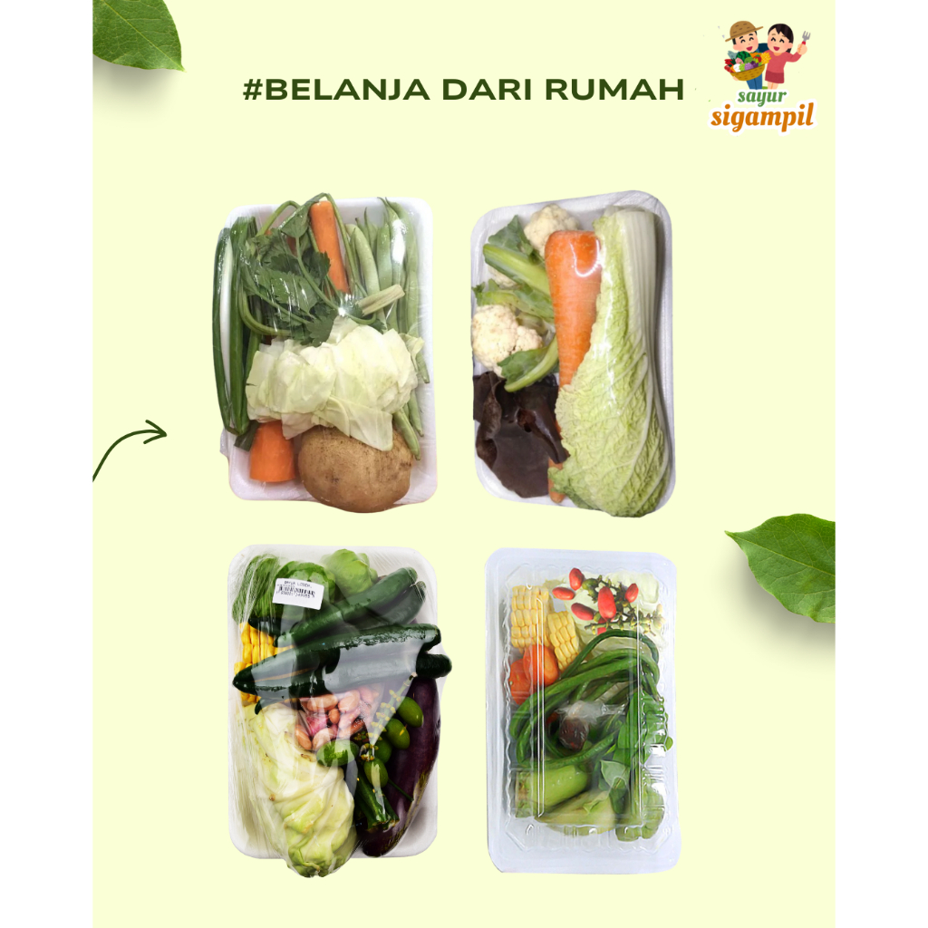 

Instant Paket Sayur Sop / Capcay / Lodeh / Asem Sigampil Bandung
