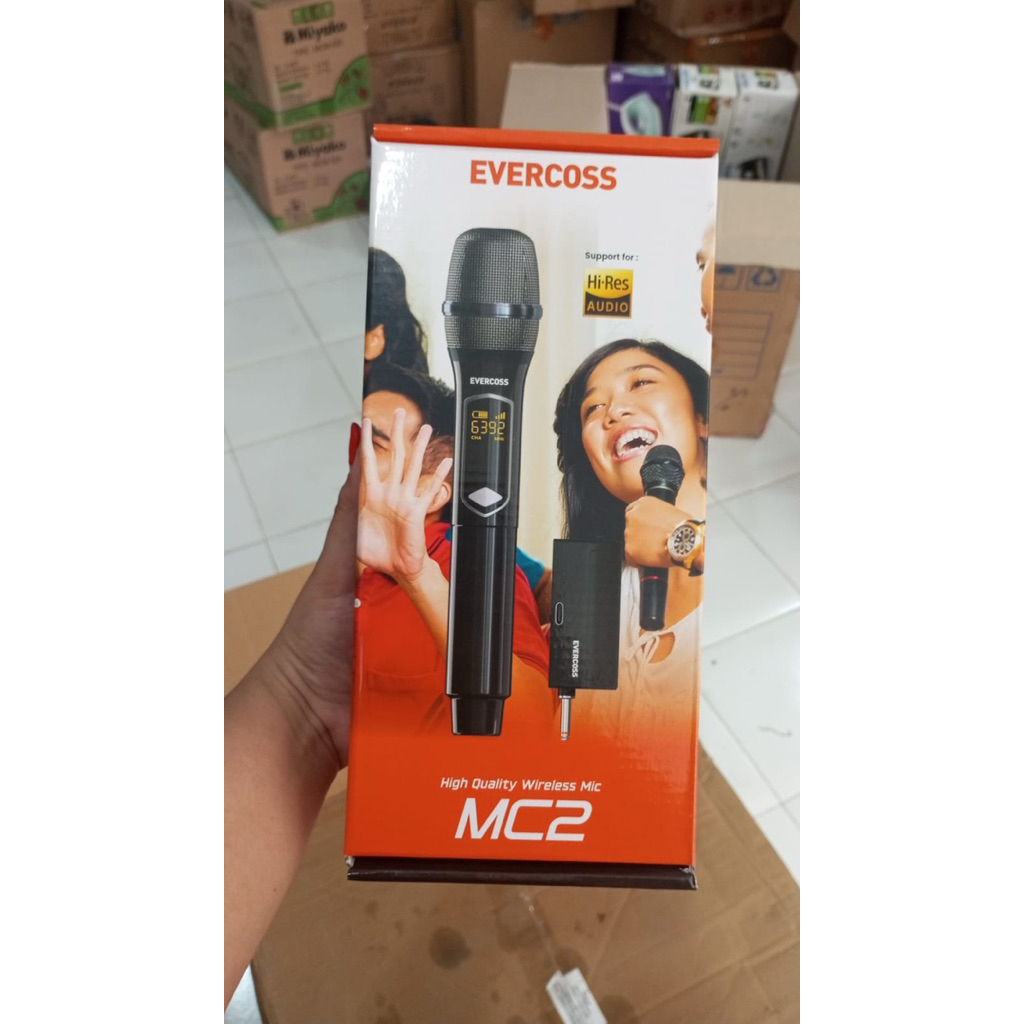 mic evercoss wireless berkualitas 1mic