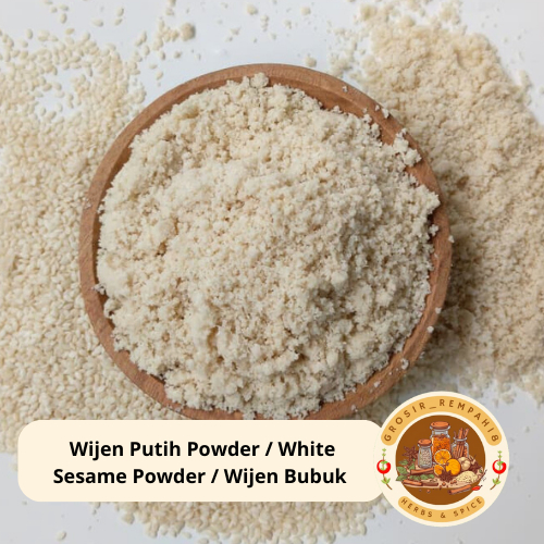 

Wijen putih powder / white sesame powder / wijen bubuk