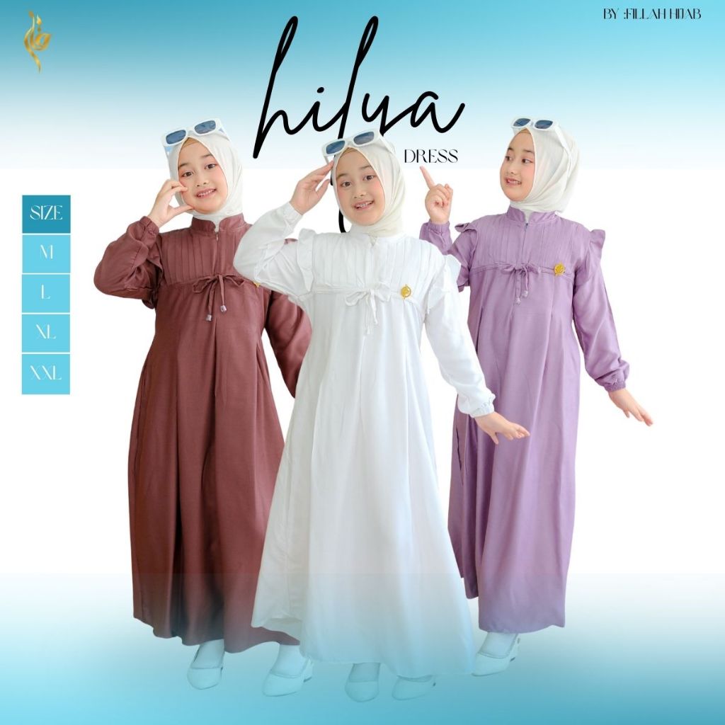 Pakaian Muslim Hamis Anak Perempuan Seyelan Gamia Abaya Syar I Anak Tanggung Gamiz Bocah Mewah Ramad