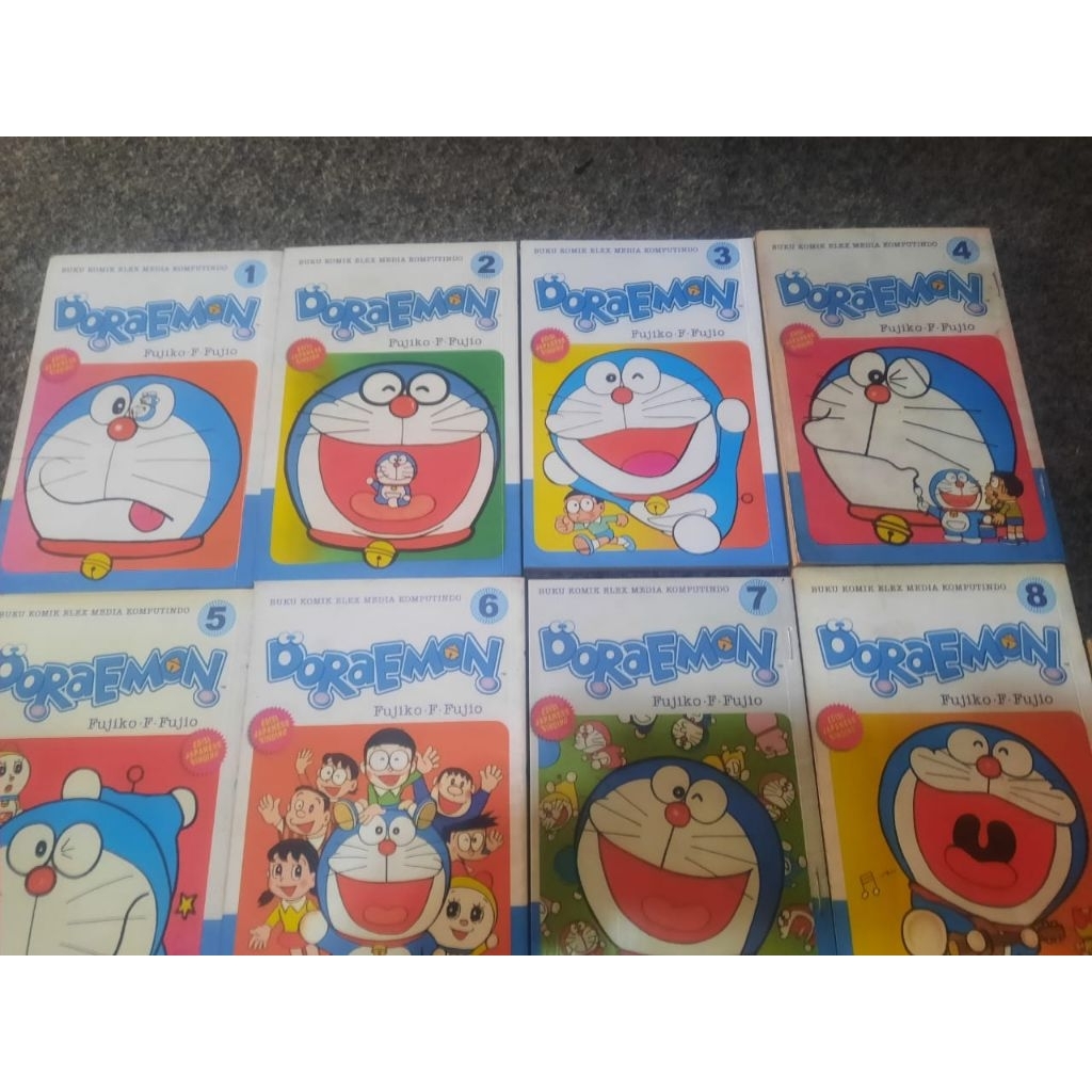 komik doraemon set japanese binding 13 komik