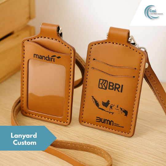 

ID CARD LANYARD KULIT POLIURETAN (PU) GRAFIR CETAK NAMA, LOGO, FOTO, DAN LAIN SEBAGAINYA