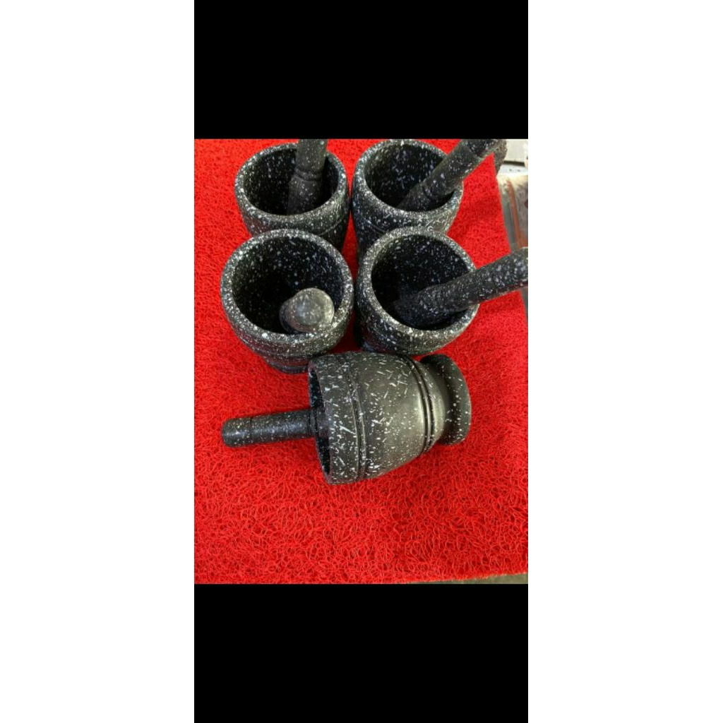 cobek / lumpang mini bahan plastik kuat