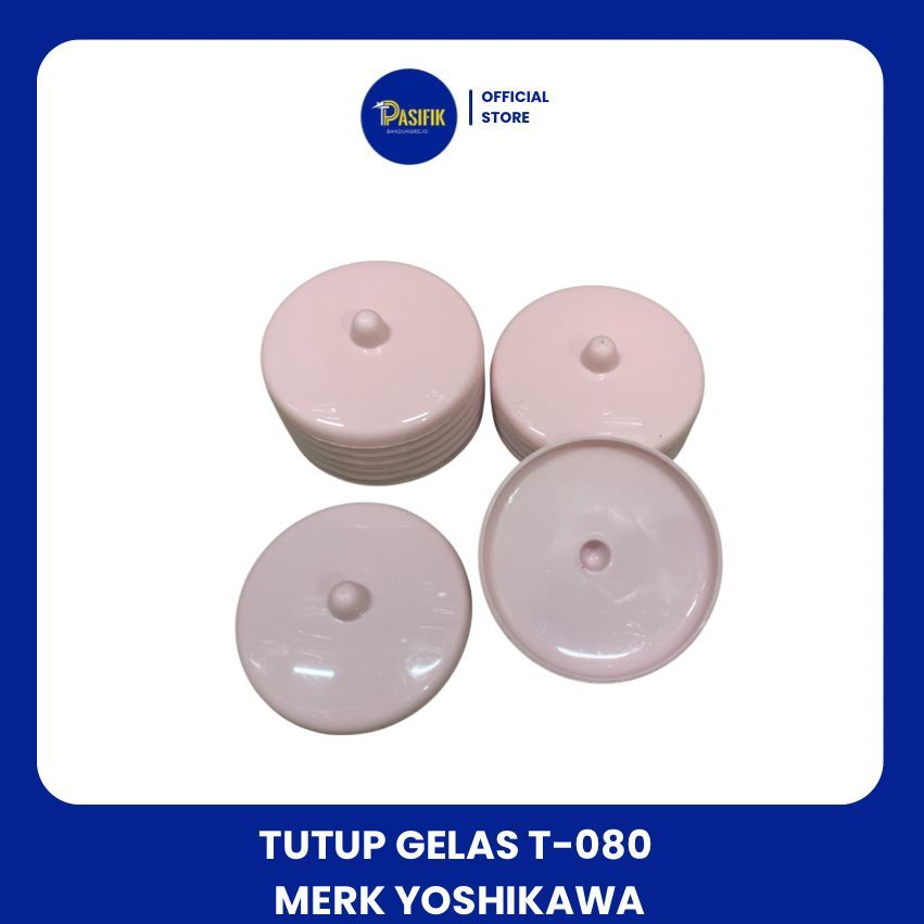 TUTUP GELAS MINOWA T-080 ISI 12 PCS MERK YOSHIKAWA/TUTUP GELAS PLASTIK T-080