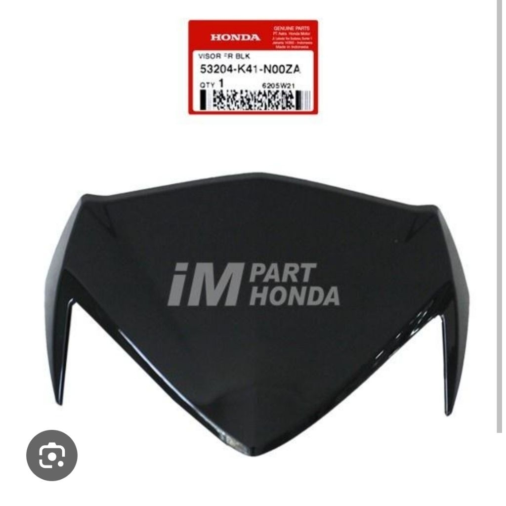 visor batok depan supra x 125 new ori ahm