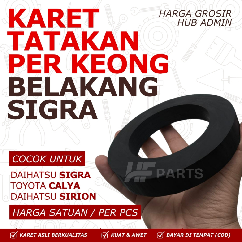 KARET TATAKAN PER SPIRAL BELAKANG SIGRA CALYA SIRION / TATAKAN PER KEONG BELAKANG