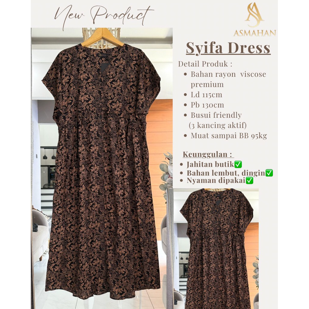 ASMAHAN SYIFA |DASTER DAILY JAHITAN PREMIUM