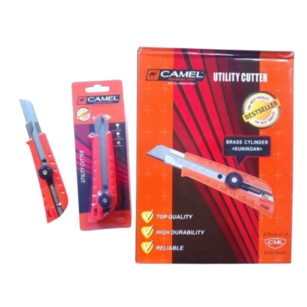 

Pisau Cutter Putar CAMEL Cutter Murah Bagus CAMEL Cutter model Kenko