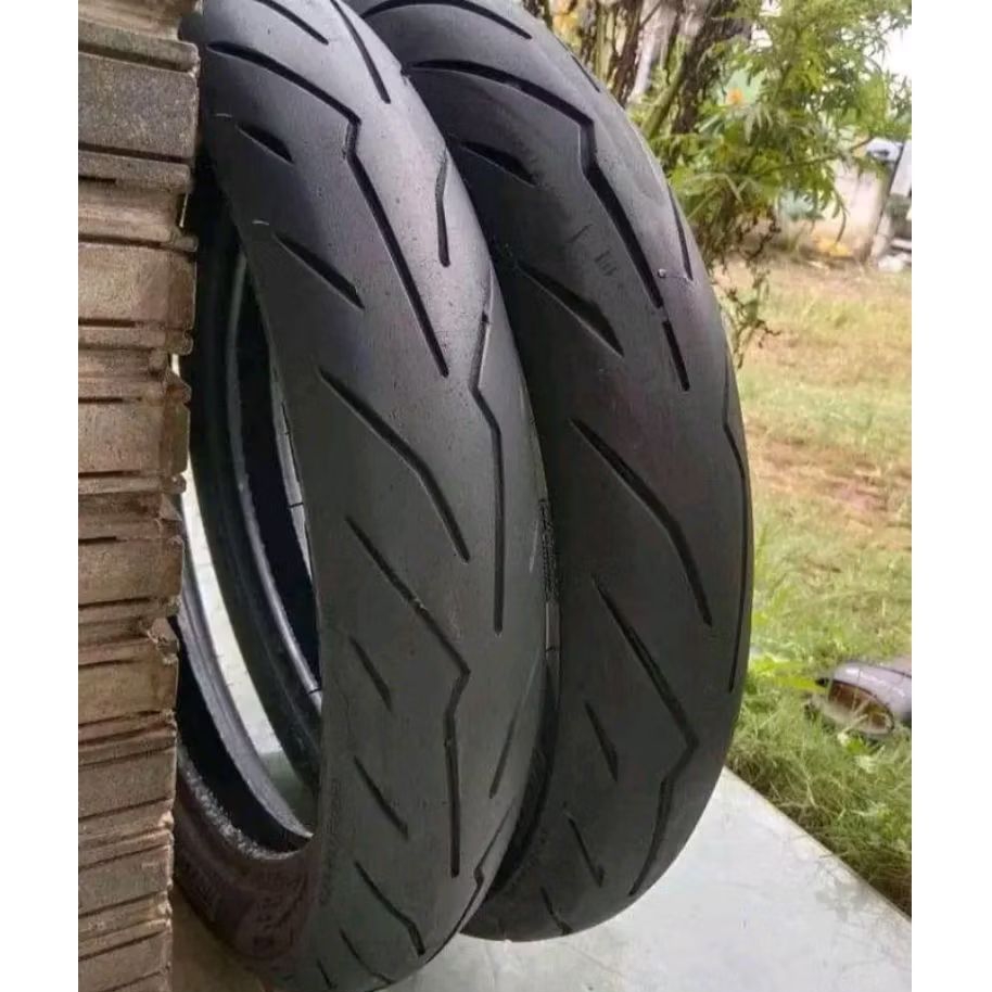 Ban metik second ukiran 80/90-14 46S PIRELLI DIABLO ROSSO Ban ring 14 seken ukiran semi road race