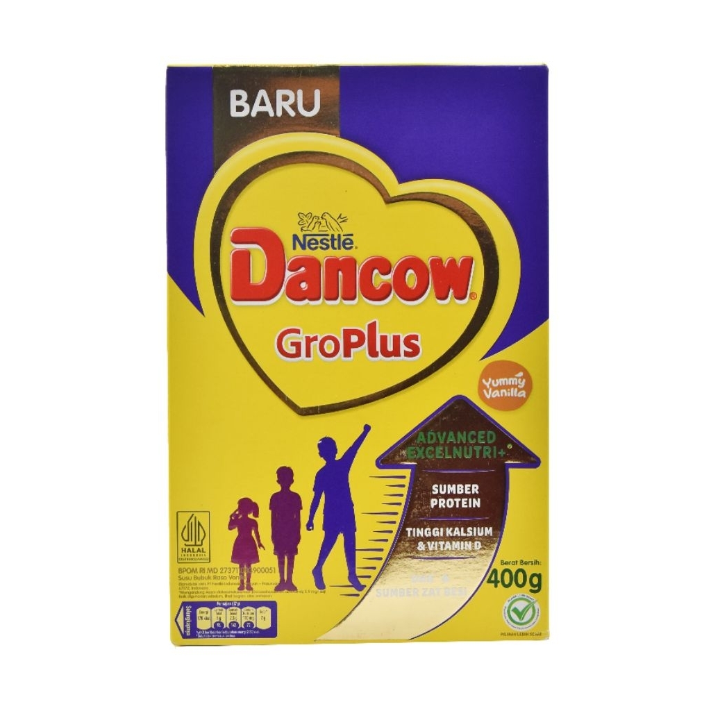 

DANCOW SUSU BUBUK GROPLUS YUMMY VANILLA 400gr