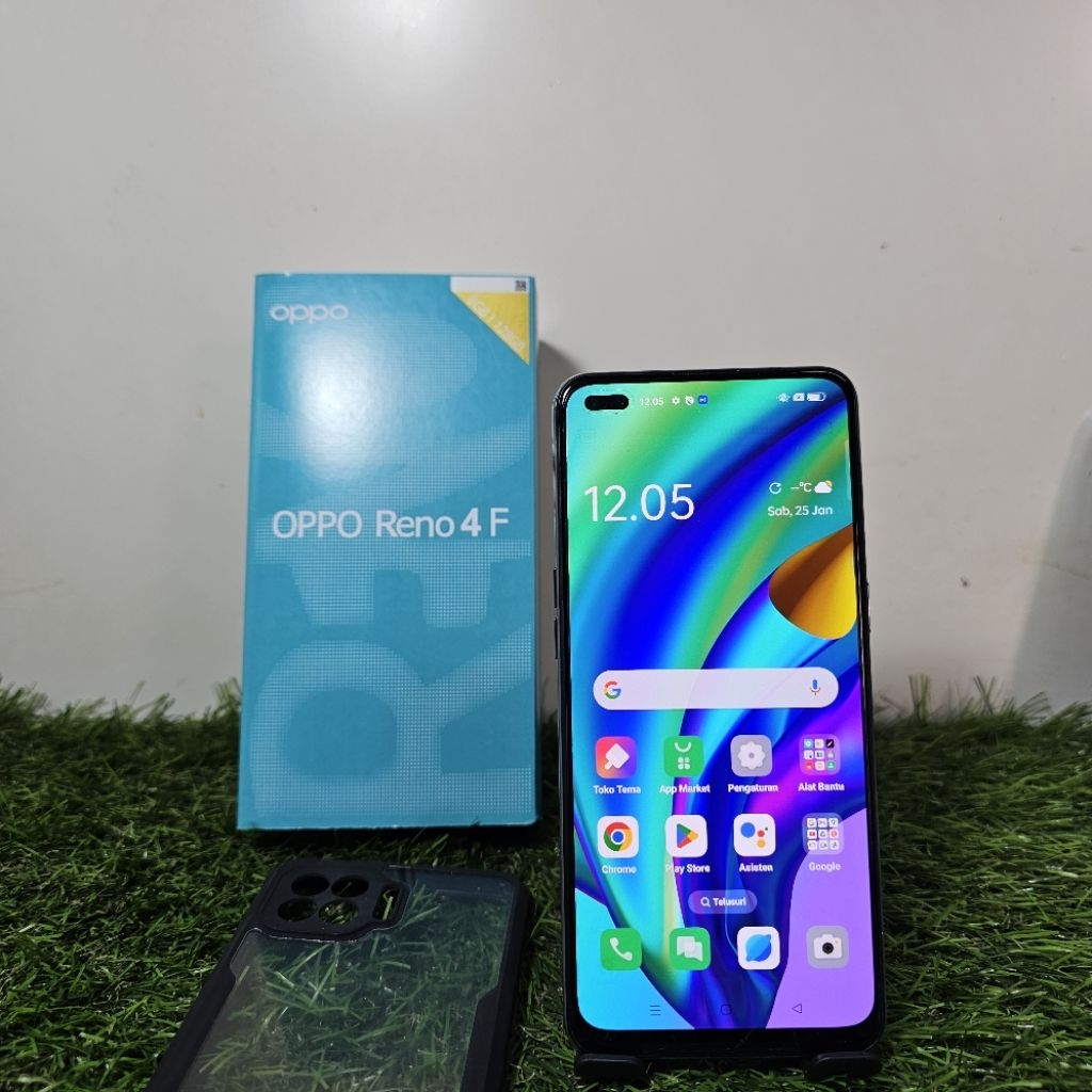 OPPO RENO 4f  8/128GB ORIGINAL FULLSET SECOND MURAH
