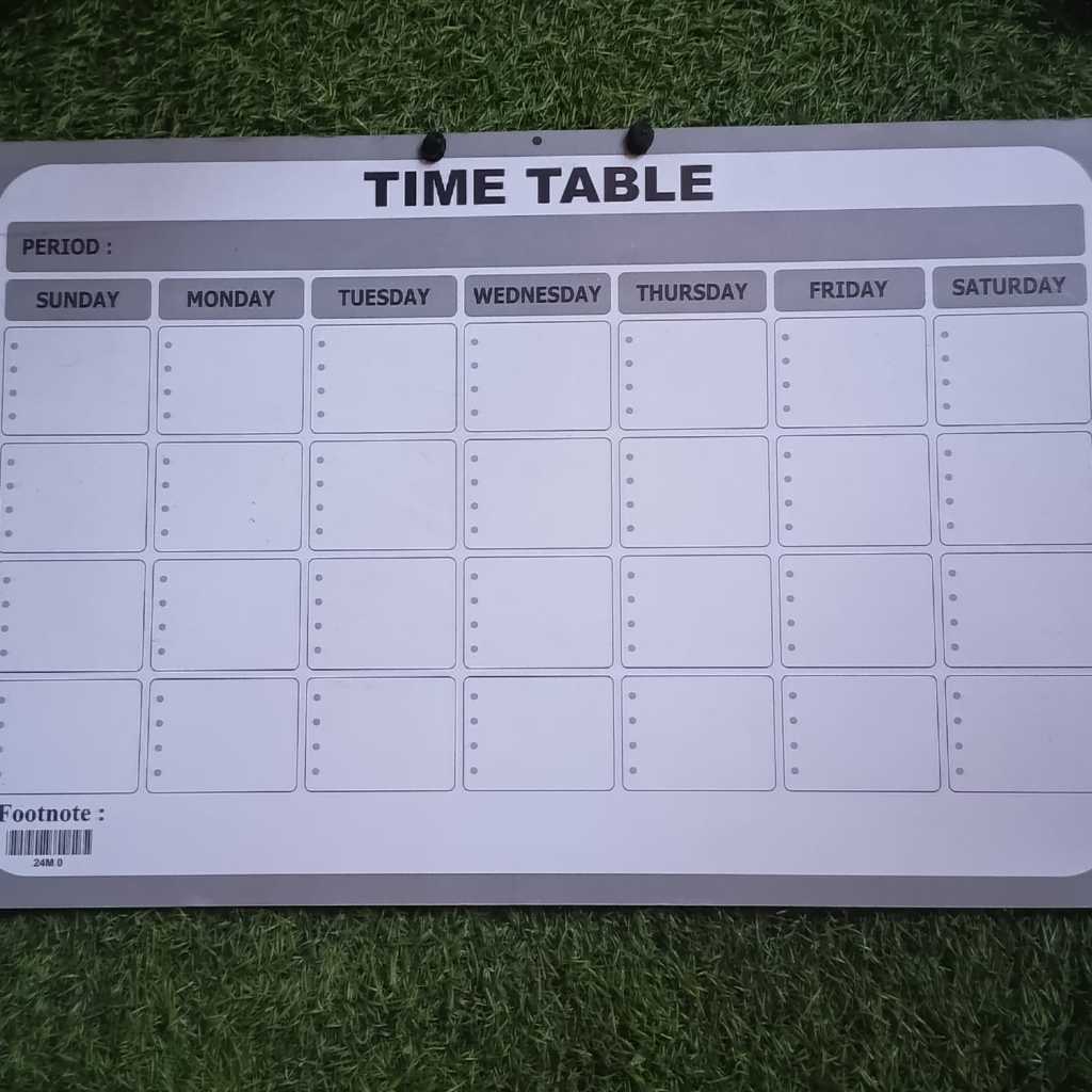 

JUAL TIME TABEL KECIL