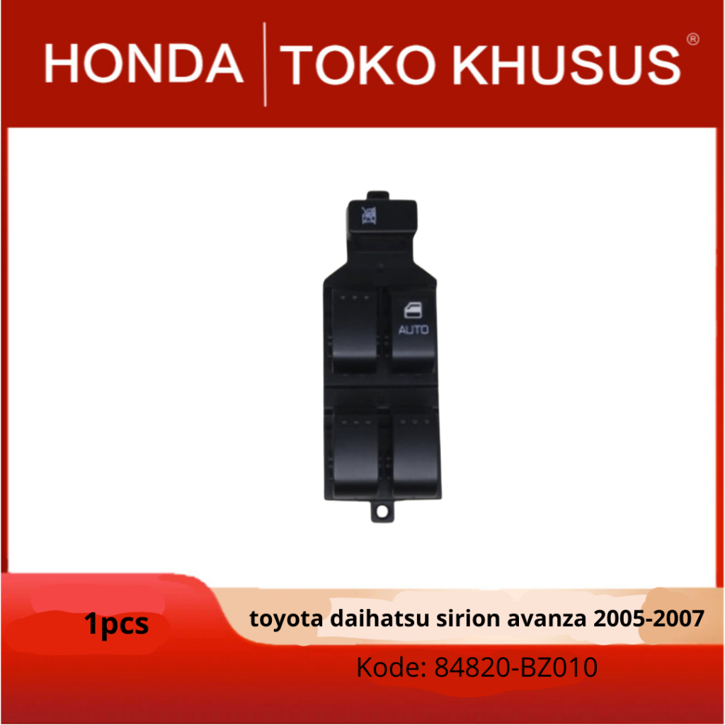 Power Window Master Switch For Toyota Daihatsu Sirion Avanza 2005-2007 84820-BZ010