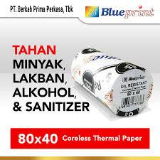

BLUEPRINT THERMAL PAPER ROLL 80 X 40 OIL