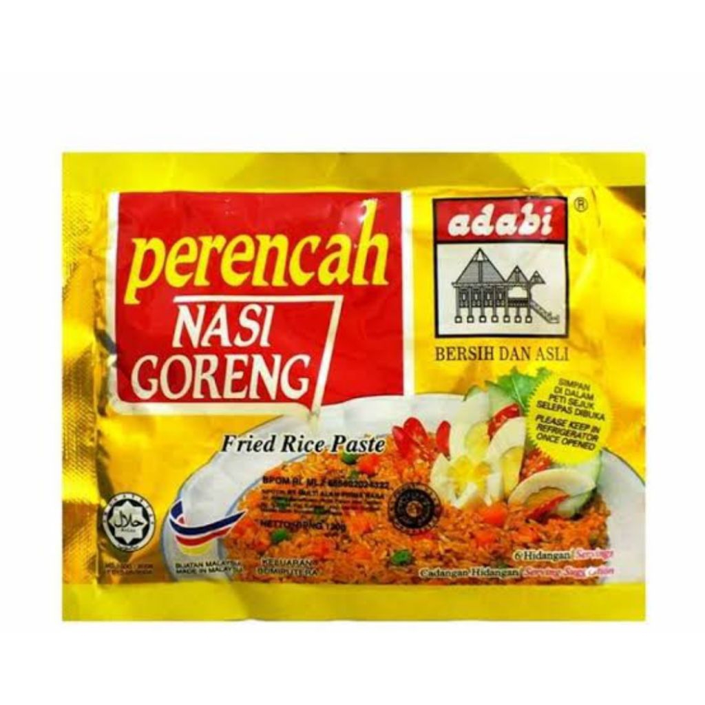 

Adabi Bumbu Perencah Nasi Goreng 120g, 30g Halal