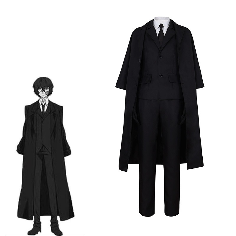 Bungo Stray Dogs cosplay Osamu Dazai cosplay costume and wig