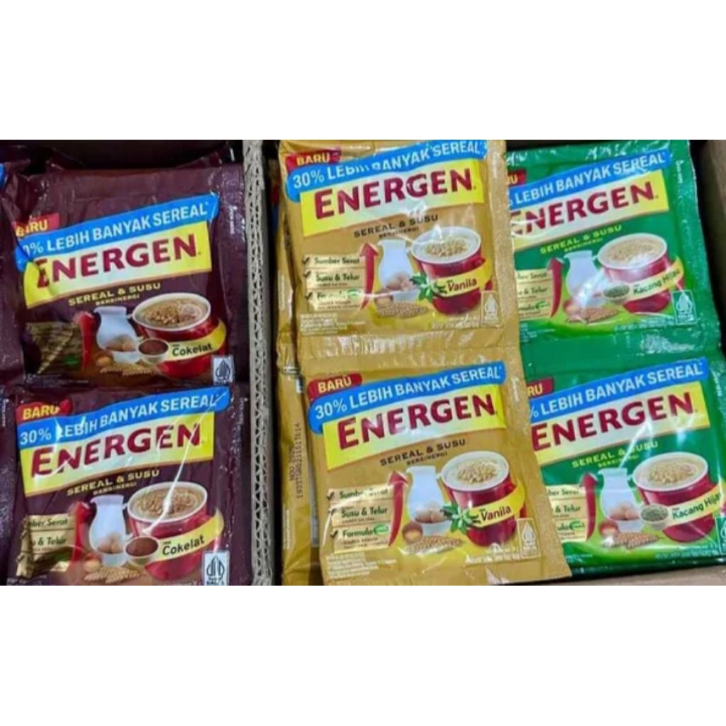 

promo isi 10 energen sachet renteng
