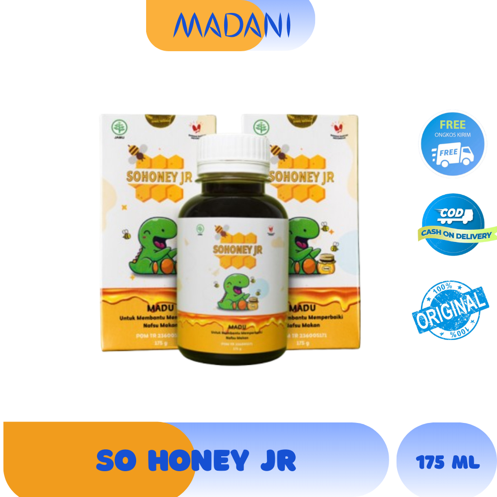 

Sohoney Jr - Multivitamin Penambah Nafsu Makan Anak Madu