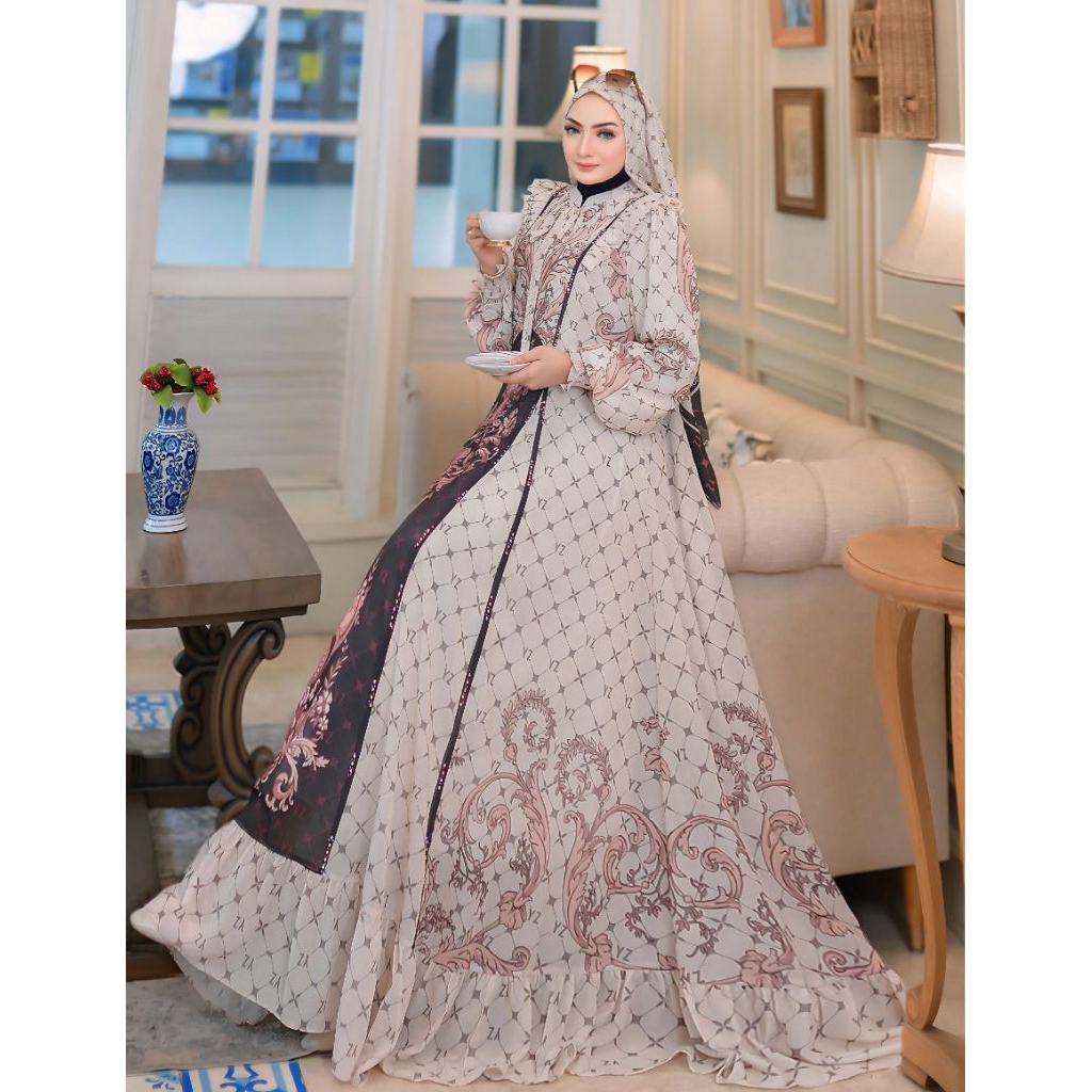 Gamis Syari Premium Al Mahra Series Part 2 By Yodizen / Gamis Syari Terbaru / Gamis Syari Kekinian /
