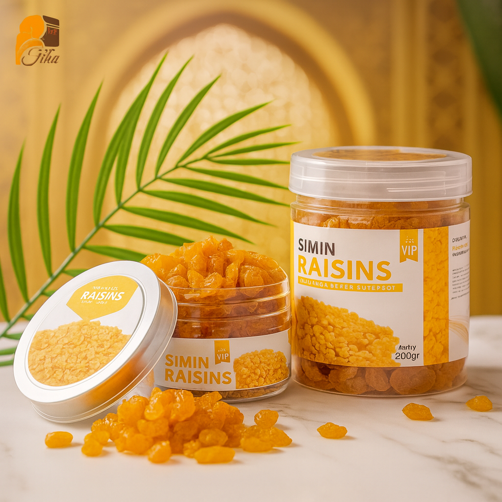 

Kismis Simin Raisin Toples Premium Organik Original 100% Gift Hampers Oleh Oleh Haji dan Umroh