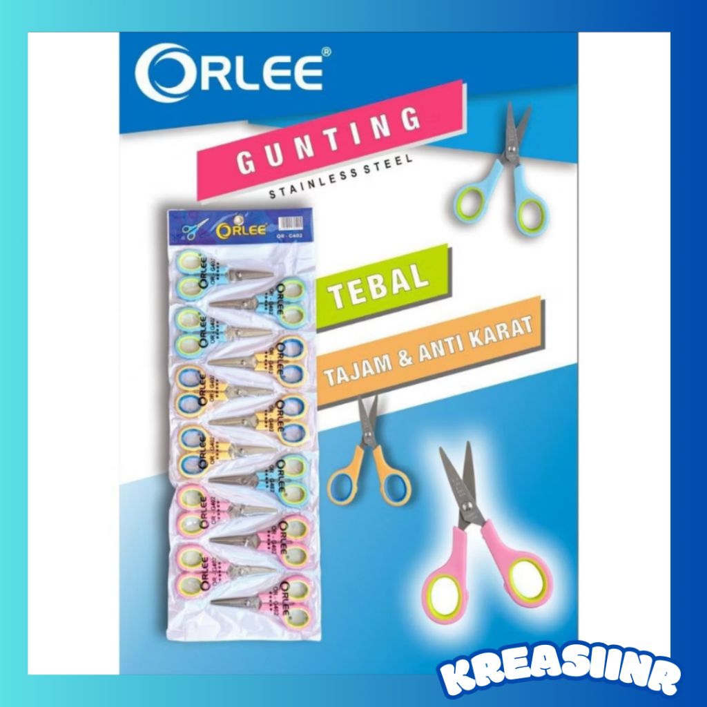 

Gunting Kertas Kecil Merk Orlee Warna