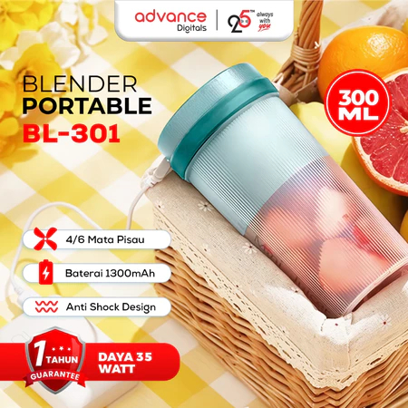 Advance blender jus buah BL-301 blender portable blender mini  blender jus portable juicer buah juic