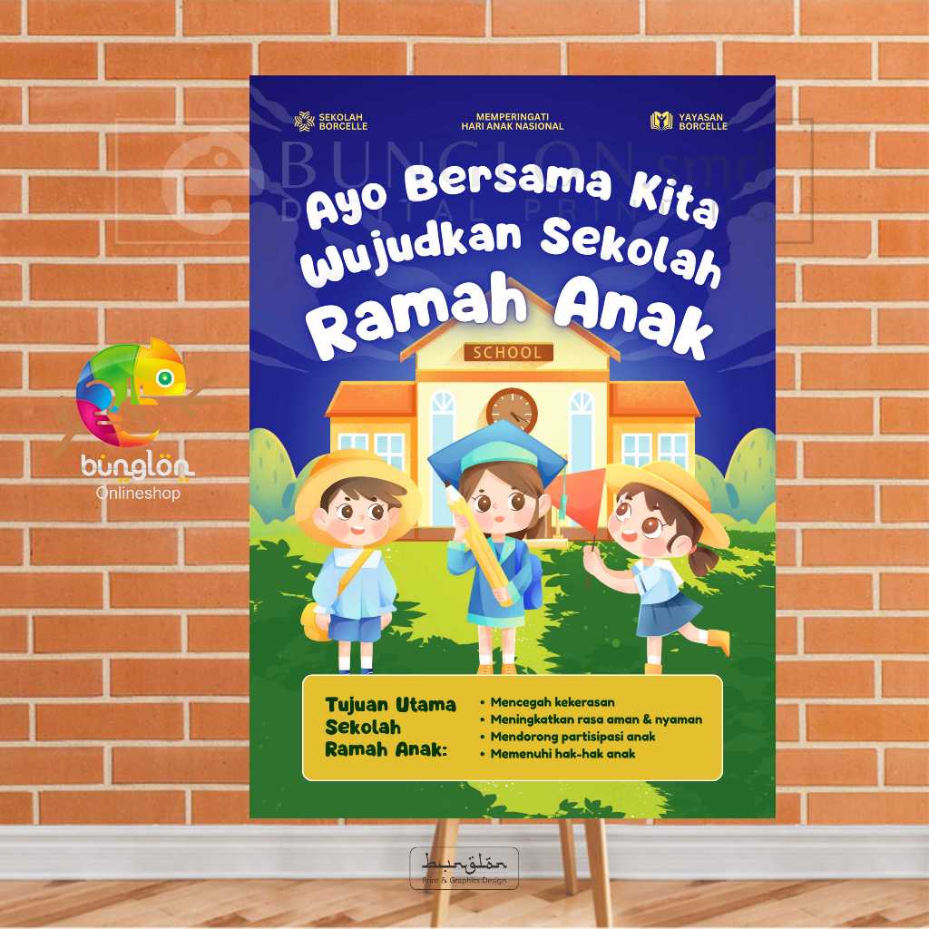 

Poster Ayo Bersama Kita Wujudkan Sekolah Ramah Anak