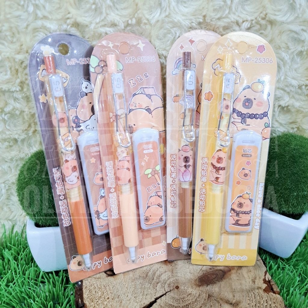 

Pensil Mekanik Capybara Coklat MP-25306 Pencil Capybara Refill