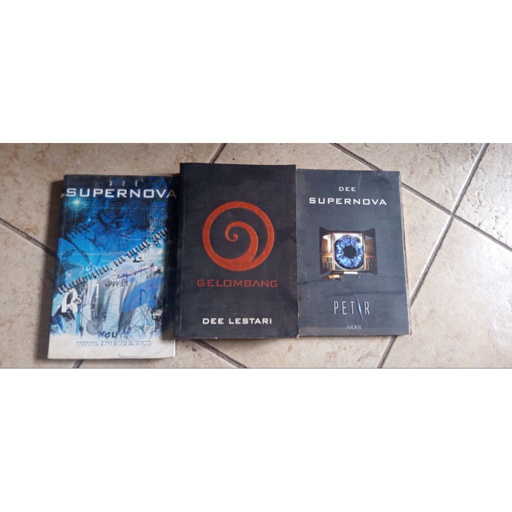 Book Nest & Nice – Paket Supernova Dee Lestari (3 Buku) ✅ ILMOE STORE | Original