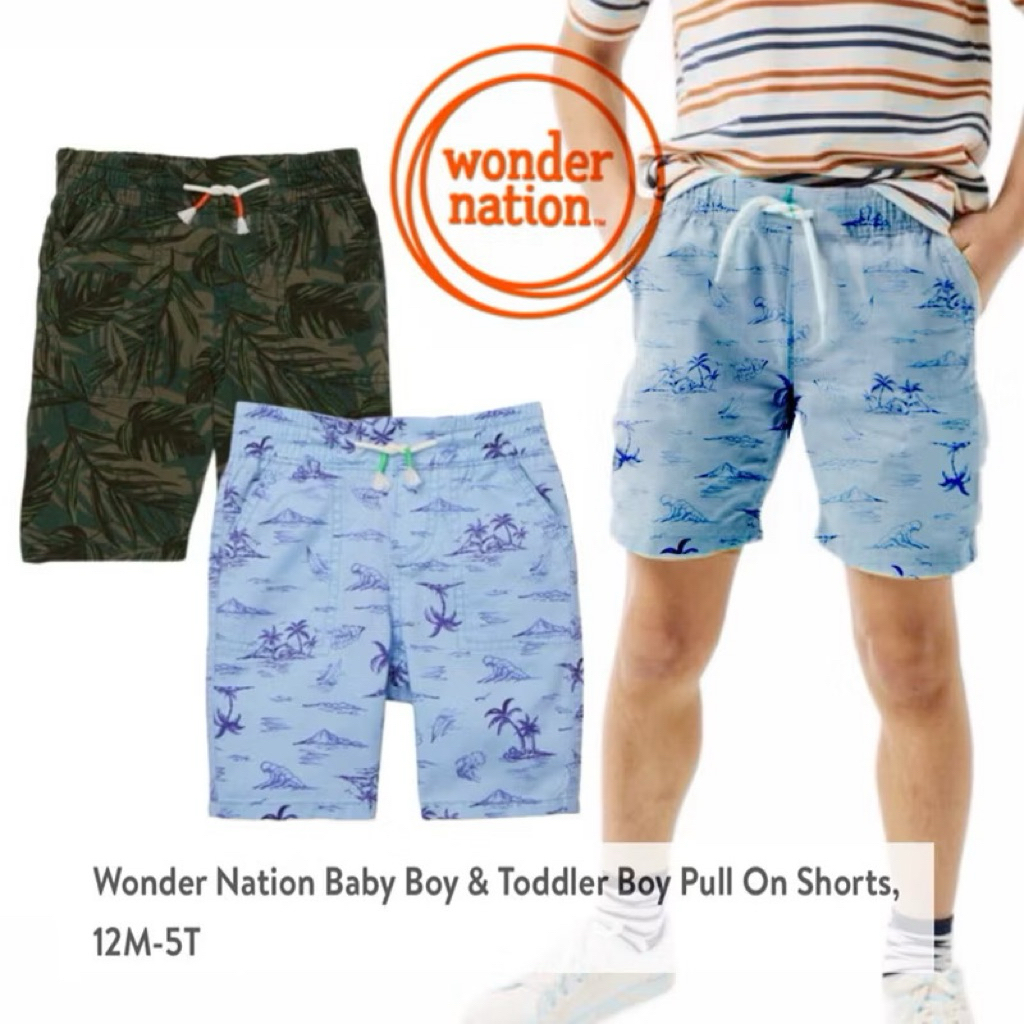 CELANA PENDEK TODDLER WONDER NATION