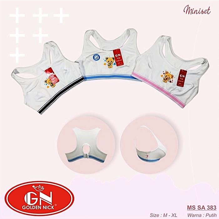 Golden Nick Miniset Anak Art 383 Kait Belakang | Miniset Remaja Tali Silang