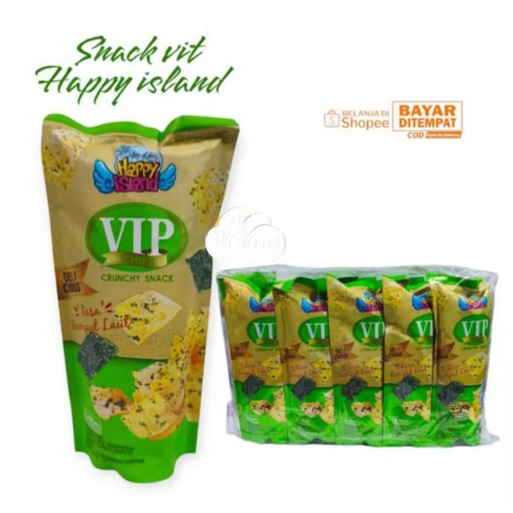 

Snack Chiki VIP CHIPS Crunchy 1 Pack isi 10 Pcs