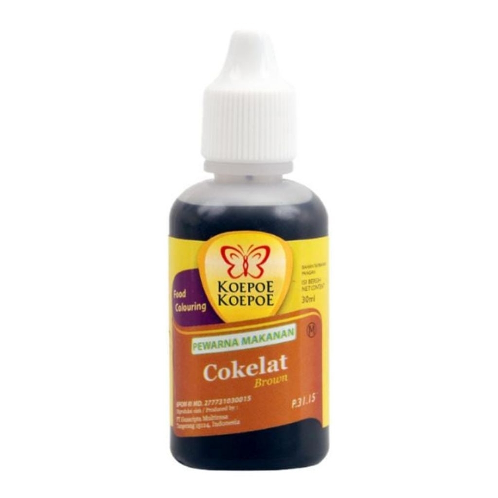 

Koepoe Koepoe Pewarna Makanan Cokelat 30 ml